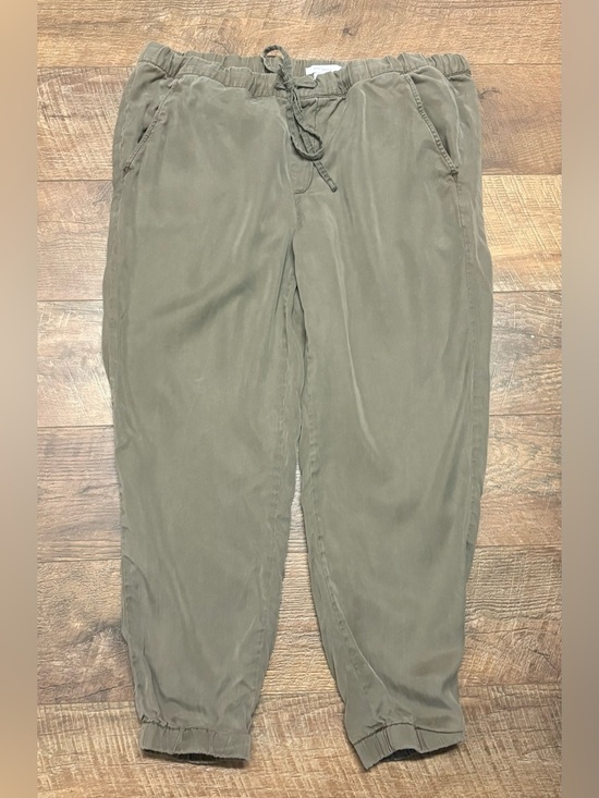 Daily Ritual Pants - Daily Ritual 100% Lyocell Olive/Gray Joggers Size 13